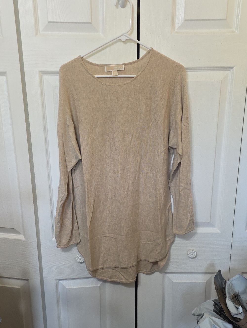 Women's michael kors knit longsleeve shirt Size Medium
